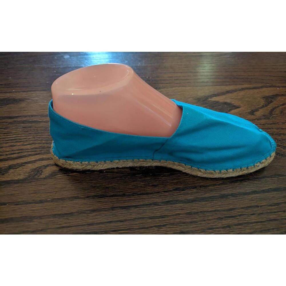 Vintage NEW Newport News Navy Fabric Espadrilles POOL Size 7